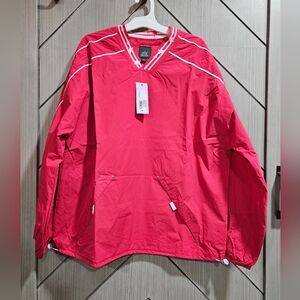Wild Fable Vivid Berry Red Windbreaker Jacket